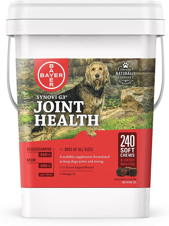Synovi G3 Soft Chews Joint Supplement for Dogs
