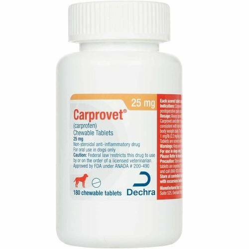 Carprovet (Carprofen) Chewable Tablets, 25mg