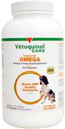 Triglyceride Omega Supplement for Small Dogs & Cats