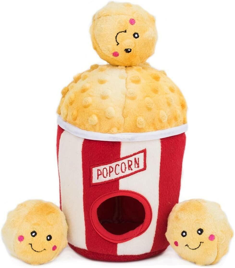 Zippy Paws Burrow Popcorn Bucket - 0