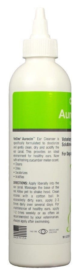 Aurocin CM Ear Cleanser Cucumber Melon Scent (8 oz)