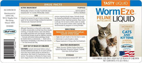 WormEze Feline Anthelmintic Liquid (4 oz) - 0