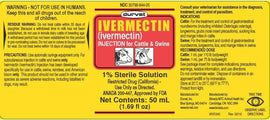 Durvet Ivermectin Injection 1% for Cattles and Swines - 0