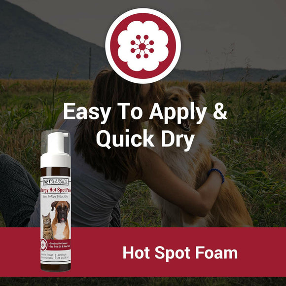 Vet Classics Allergy Hot Spot Foam (8 oz)