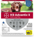 K9 Advantix II for Extra Large Dogs (over 55 lbs) Blue Box