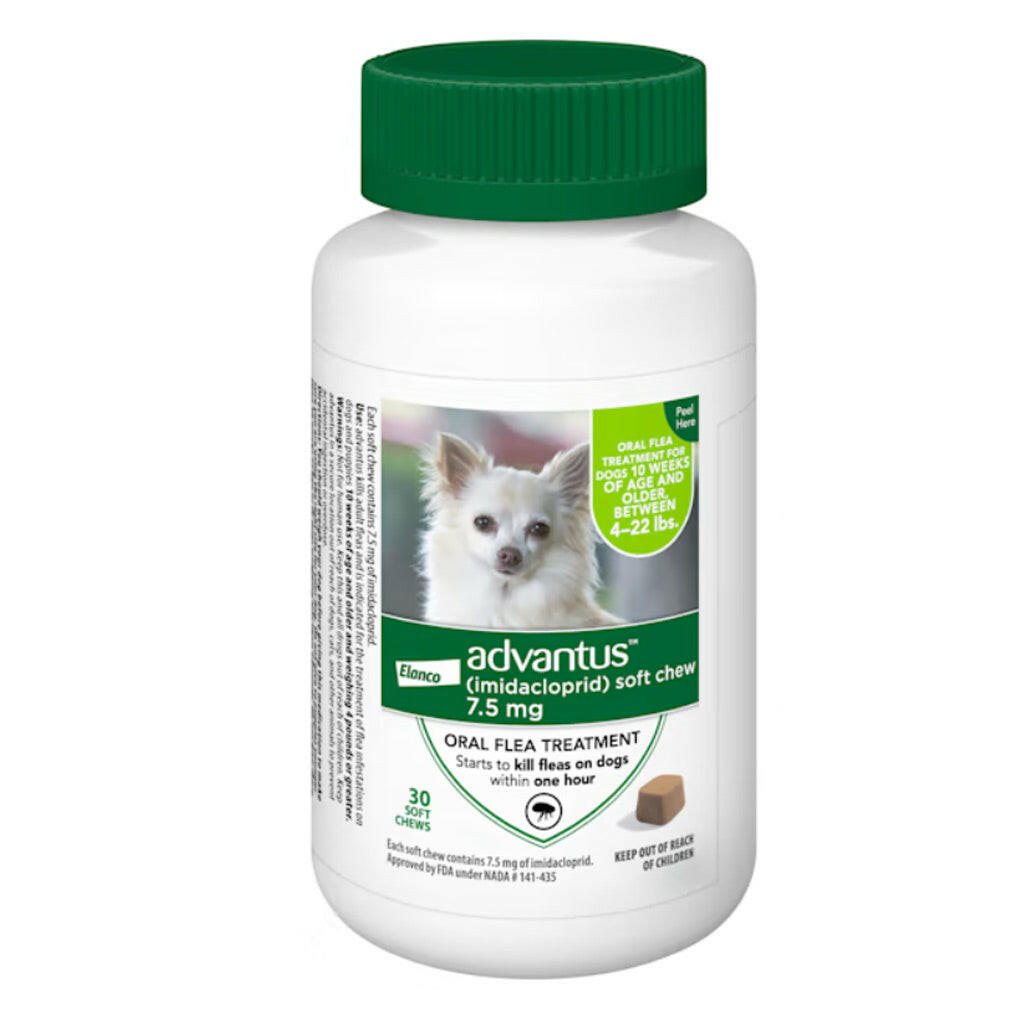 Advantus Flea Oral Treatment for Small Dogs 4-22 lbs Dog Flea & Tick.