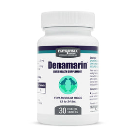 Nutramax Denamarin Liver Health Supplement for Medium Dogs - With S-Adenosylmethionine (SAMe) and Silybin