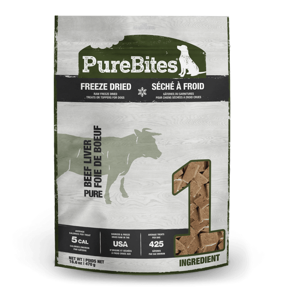 PureBites Freeze Dried Beef Liver Dog Treats
