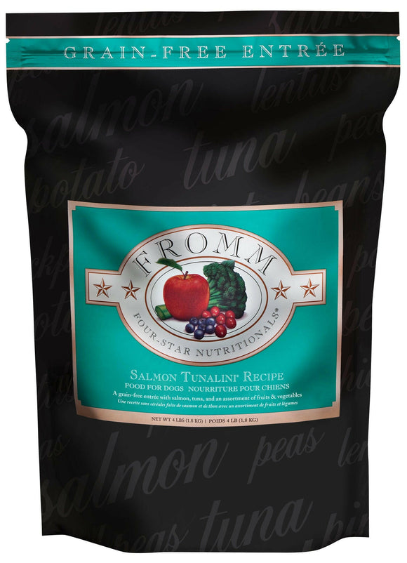 Fromm Four Star Dog Grain Free Salmon Tunalini 4 lb