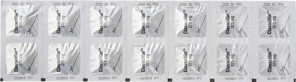 Clavacillin (Amoxicillin Trihydrate/Clavulanate Potassium) 375mg