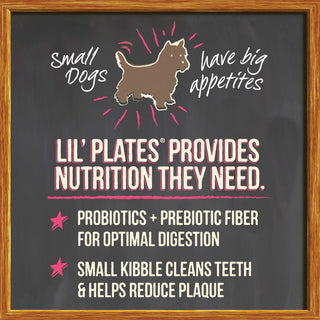 Merrick Lil Plates Small Breed Dog Food Grain Free Real Chicken & Sweet Potato Recipe Small Dog Food