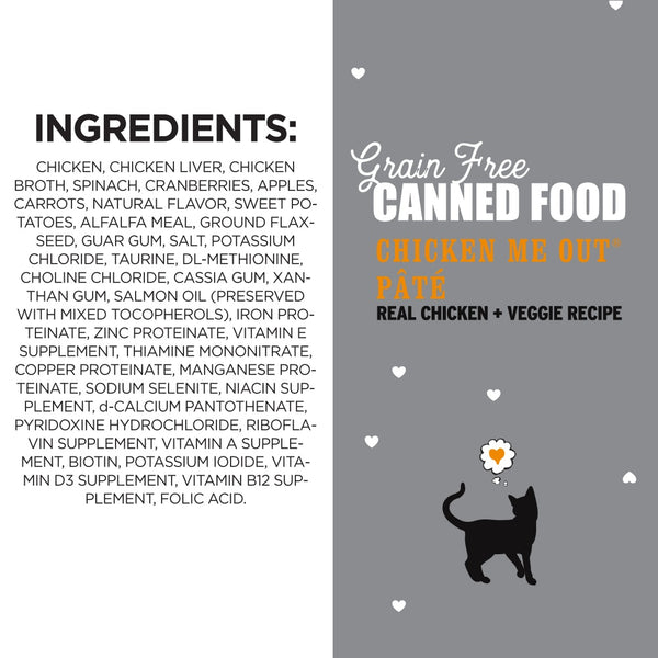 I and Love and You Grain Free Chicken Me Out Pate Recipe Canned Cat Food