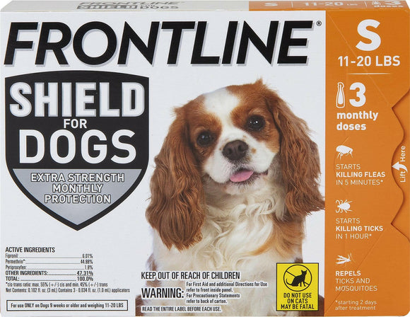 Frontline Shield for Small Dogs (11-20 lbs)
