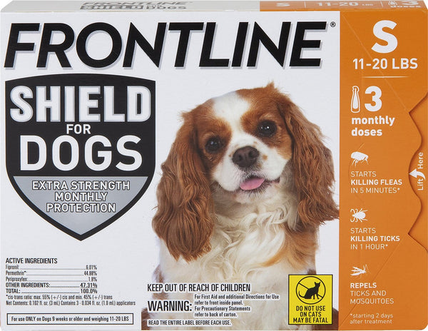 Frontline Shield for Small Dogs (11-20 lbs)