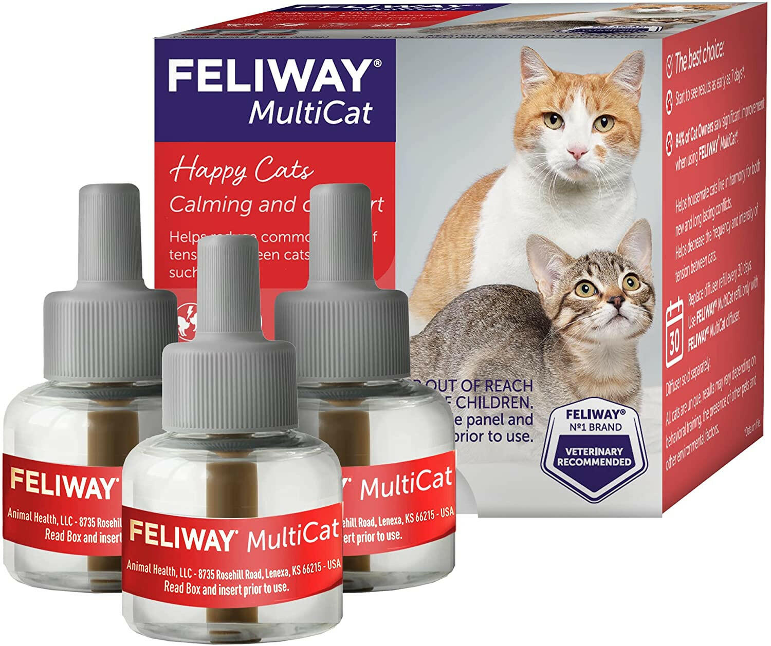 Feliway MultiCat Diffuser Refill for Cats