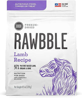 Bixbi Rawbble Freeze-Dried Dog Food Lamb Recipe - 4.5 oz - Dog Food 1