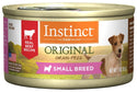 Instinct Small Breed Grain Free Real Beef Recipe Natural Canned Dog Food