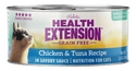 Health Extension Grain Free Chicken and Tuna Recipe Canned Cat Food
