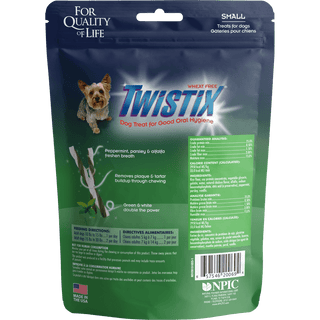 N-Bone Twistix Vanilla Mint Dental Dog Treats