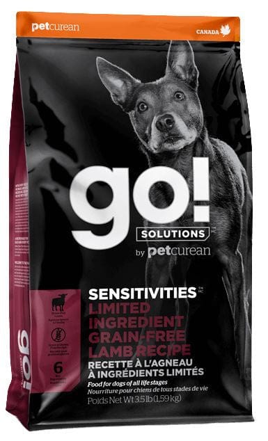 Petcurean GO! Solutions Sensitivities Limited Ingredient Lamb Recipe Dry Dog Food