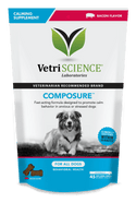 VetriScience Composure Bacon Flavored Calming Supplement for Dogs (120 soft chews)