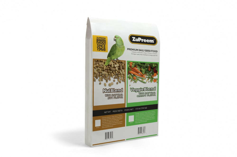 Zupreem NutBlend Flavor Food with Natural Nut Flavors for Parrot and Conures