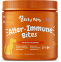 Zesty Paws Aller-Immune Bites for Seasonal Allergies Lamb Flavor Immune Function   Sensitive Skin & Gut Health for Dogs