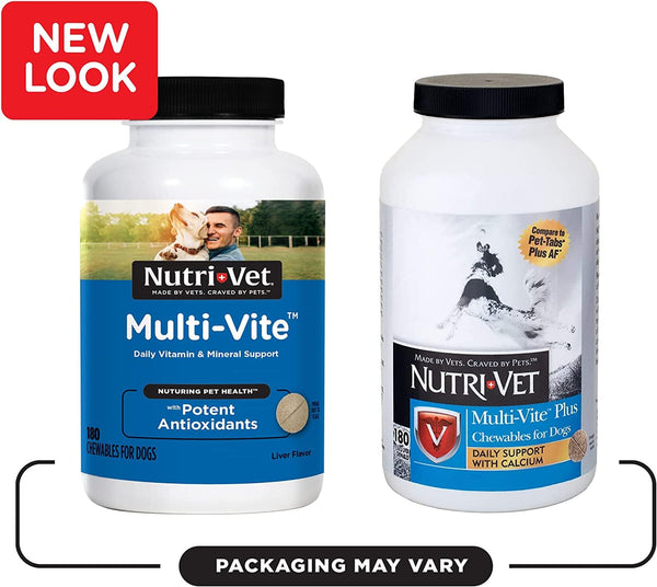 Nutri-Vet Multi-Vite Chewable Tablets (180 count)
