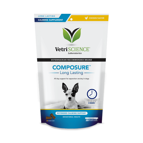 VetriScience Composure Long Lasting Calming Supplement for Dogs (90 soft chews)