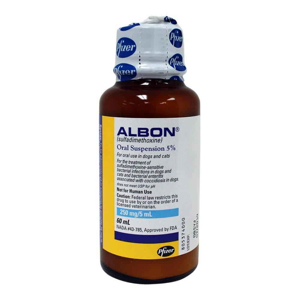 Albon 5% Oral Suspension