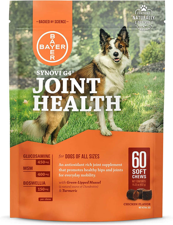 Synovi G4 Soft Chews Joint Supplement for Dogs