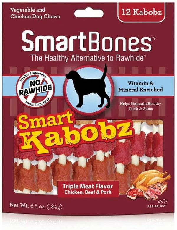 SmartBones Kabobz Dog Treat (12 count)