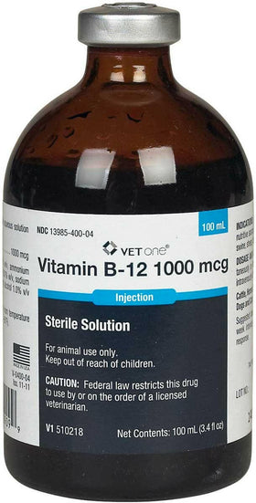 Vitamin B-12 Injectable, 1000mcg