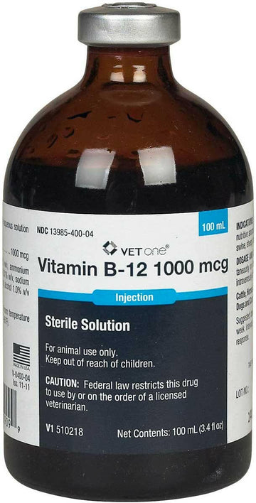 Vitamin B-12 Injectable, 1000mcg