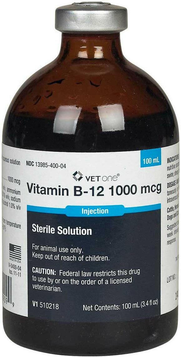 Vitamin B-12 Injectable, 1000mcg