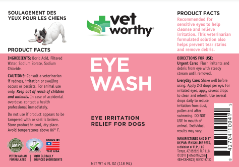 Vet Worthy Eye Wash for Dogs 4 oz. - 0