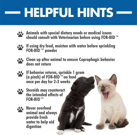 For-Bid Coprophagia Deterrent
