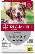 K9 Advantix II for Large Dogs (21-55 lbs) Red Box