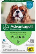 Advantage II Flea Control for Medium Dogs (11-20 lbs) Teal Box
