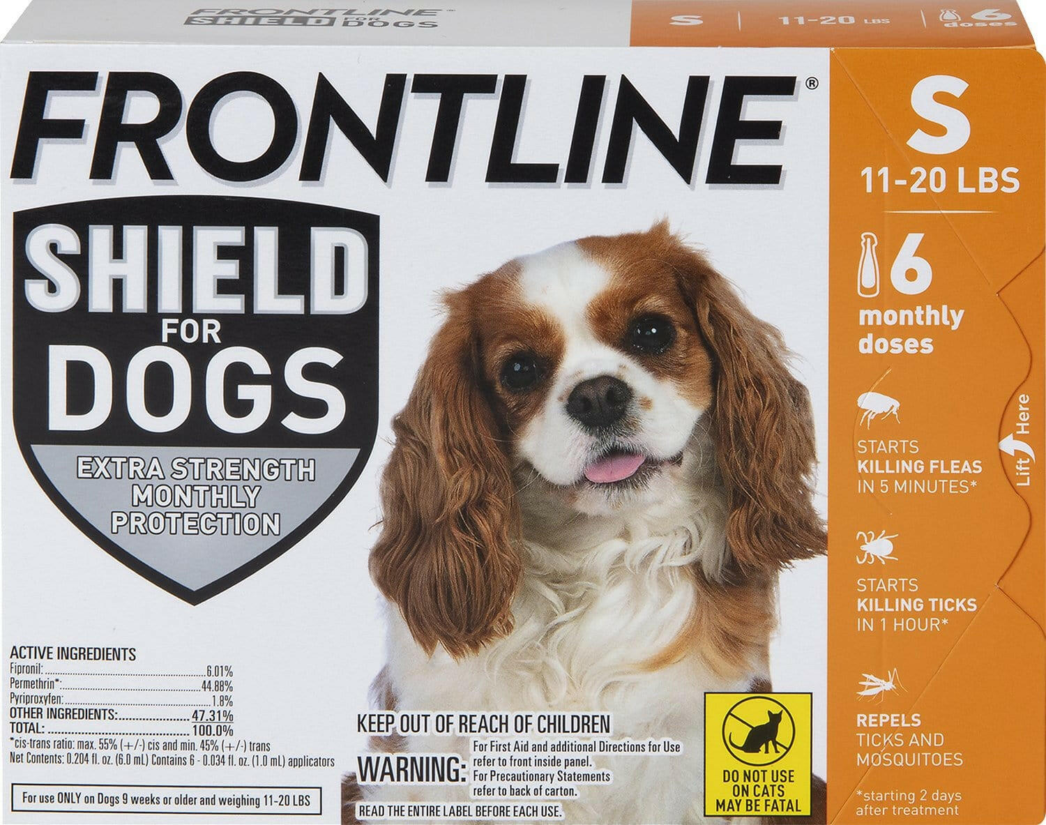 Frontline Shield for Small Dogs (11-20 lbs)