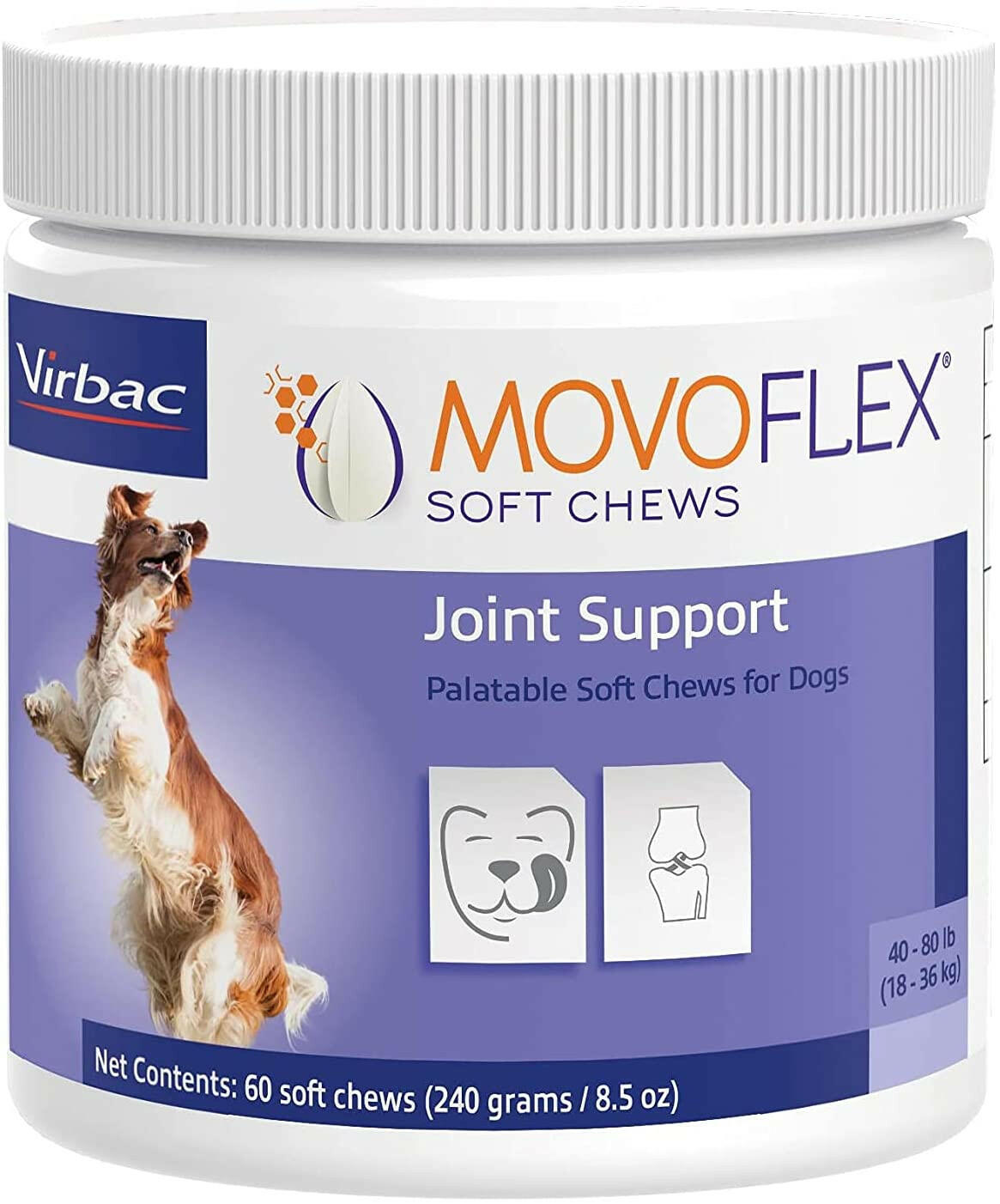 MovoFlex Joint Support for Medium Dogs (60 soft chews)