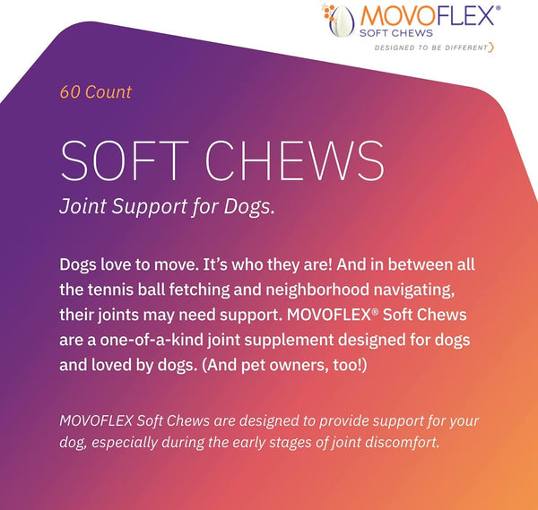 MovoFlex Joint Support for Large Dogs (60 soft chews)