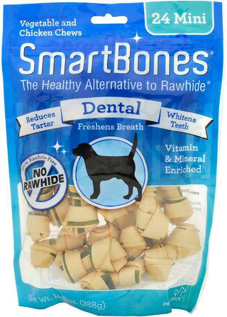 Smartbones Rawhide-Free Mini Dental Chews (24 count)