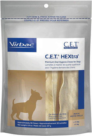 C.E.T. HEXtra Dental Chews for Petite Dogs