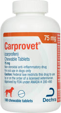 Carprovet (Carprofen) Chewable Tablets, 75mg