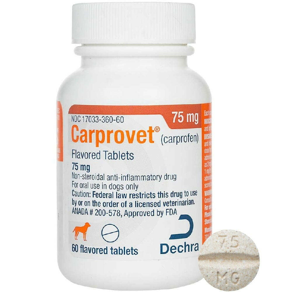 Carprovet (Carprofen) Chewable Tablets, 75mg