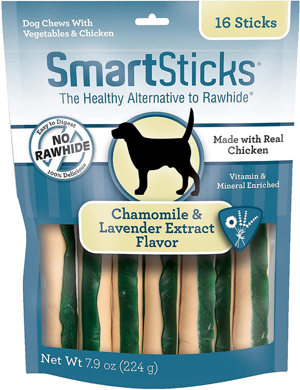 SmartBones Smart Sticks Calming Dog Chews (16 sticks)