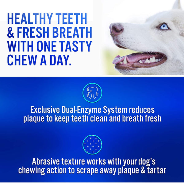 C.E.T. Enzymatic Dental Chews for Large Dogs