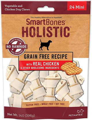 SmartBones Rawhide Alternative Holistic (24 mini bones)