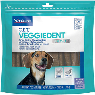 C.E.T. VeggieDent Fr3sh for Medium Dogs
